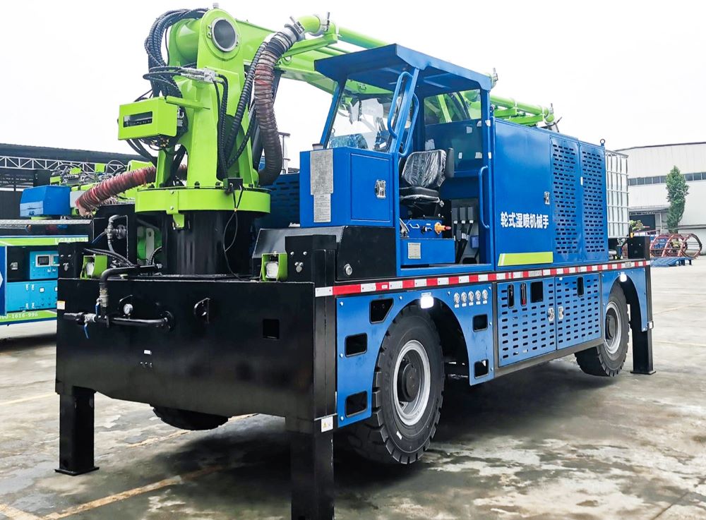 液壓混凝土濕噴機的工作原理以及應用與優勢(圖1)